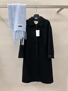 羊毛大衣 etoile 韩系简约百搭翻领长款 新款 6501 2025冬季