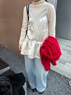 韩系简约百搭醋酸吊带 新款 etoile 2025冬季