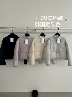 2025冬季 羽绒服 新款 简约百搭立领宽松短款 6022 韩国订单款 Aelita