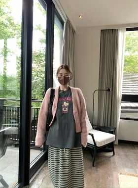 Focuse 2025秋冬新款百搭显瘦颗粒羊毛开衫