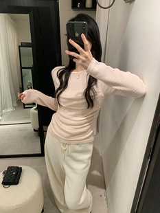 拼接羊毛内搭 韩系女神款 Dumpling2025冬季 新款