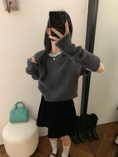 毛衣配袖 百搭亮片浣熊短袖 套 2025秋冬新款 Dumpling