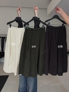 加厚款 AMIDI 灯芯绒抽绳灯芯绒九分裤 2025秋冬新品 正品