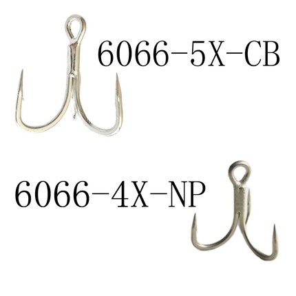 散装B金刚三本钩四五倍加强KK款6066-5X-CB6076-3X-CD路亚深锚钩