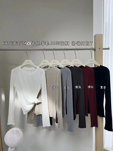 闰熙6207-6秋季新款圆领长袖上衣