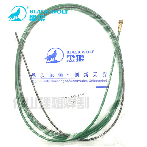 二氧化碳焊枪配件 黑狼15AK/欧式180A/24KD送丝管 CO2气体保护焊