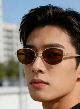 逸夫偏光小方框太阳镜近视墨镜