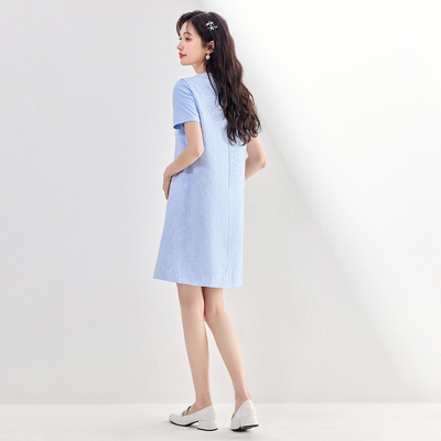 2025夏季新款法式复古连衣裙