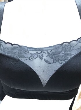 六月玫瑰无钢圈内衣 薄模杯抹胸式文胸夏季 大胸显小 68042包邮