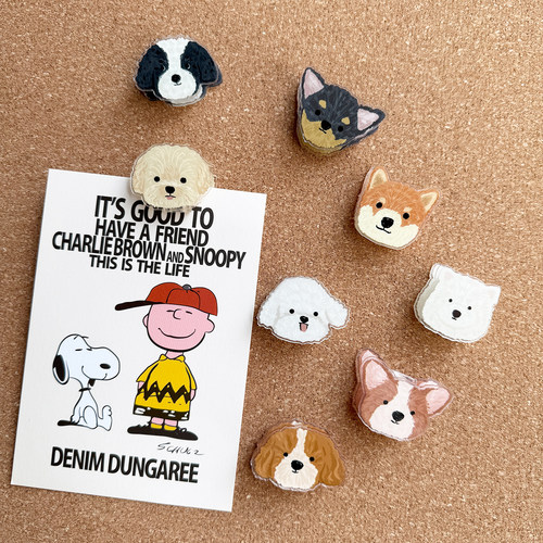 小狗夹子图钉软木板毛毡板按钉照片墙固定装饰小钉子不伤照片