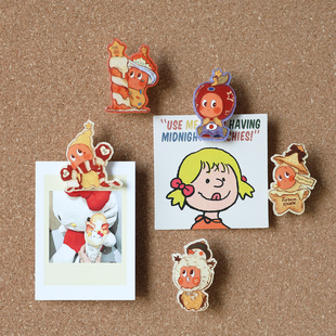 星星人夹子图钉卡通可爱软木板毛毡板照片墙装饰按钉不伤照片