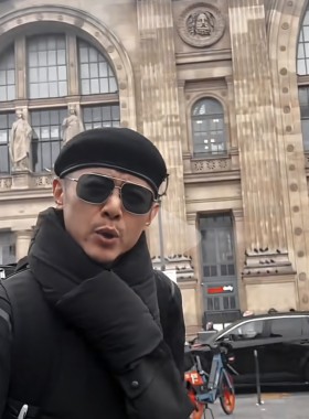 大冰同款户外毛呢贝雷帽男人越野帽子徒步旅行帽子贝雷帽硬汉风帽