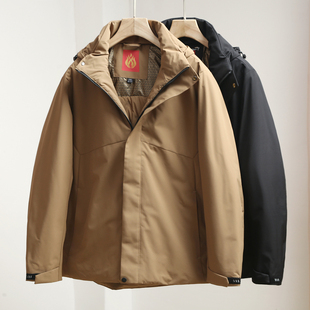 清仓捡漏出口外贸原单尾货男女秋冬户外防风防水连帽棉衣棉服外套