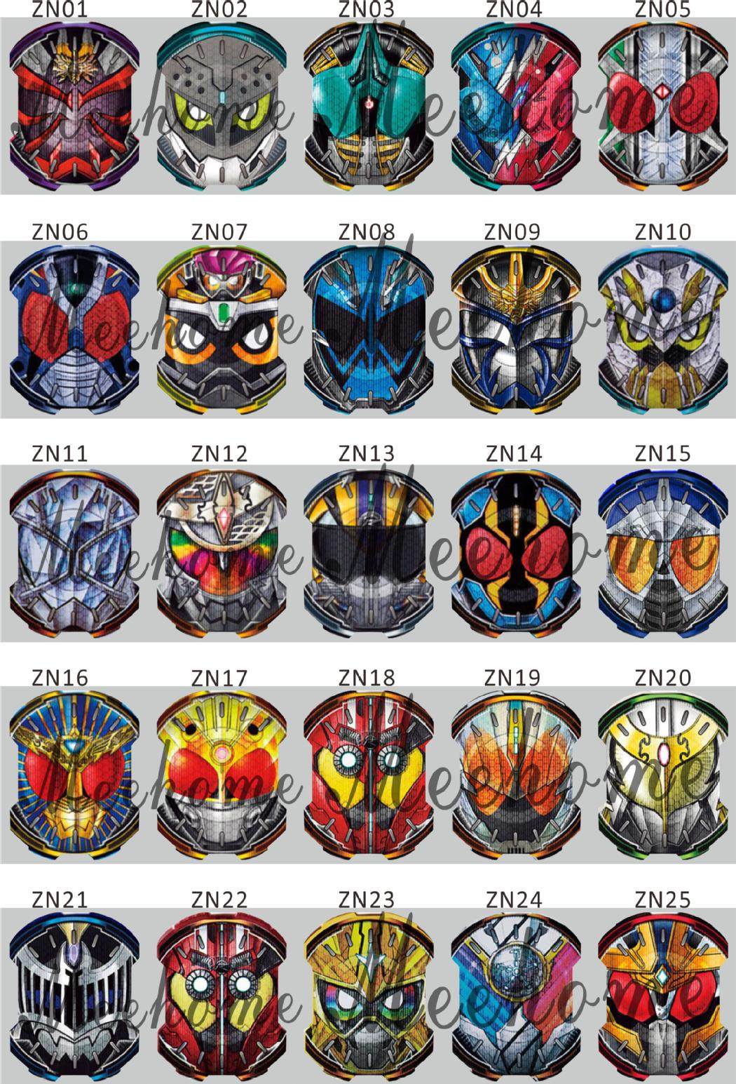 【耗材补品】假面骑士zi-o时王表盘扭蛋图案贴纸定制