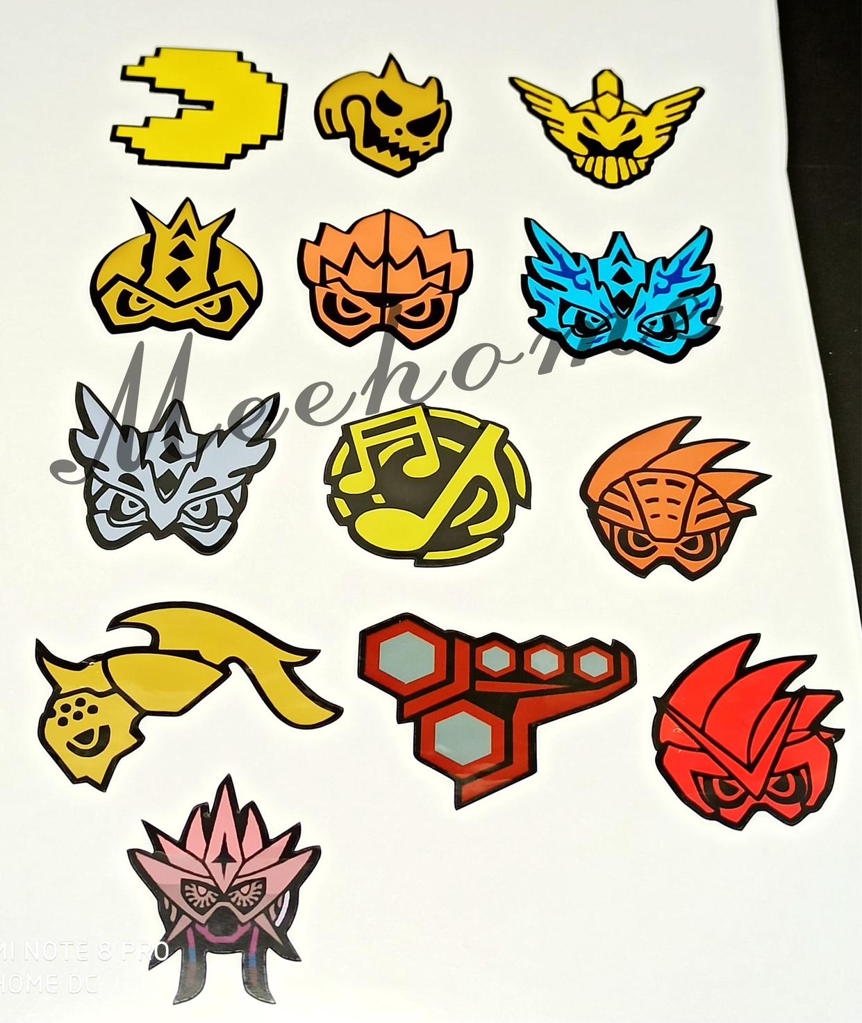 假面骑士exaid图图标贴纸蒙面超人角色贴纸拉打