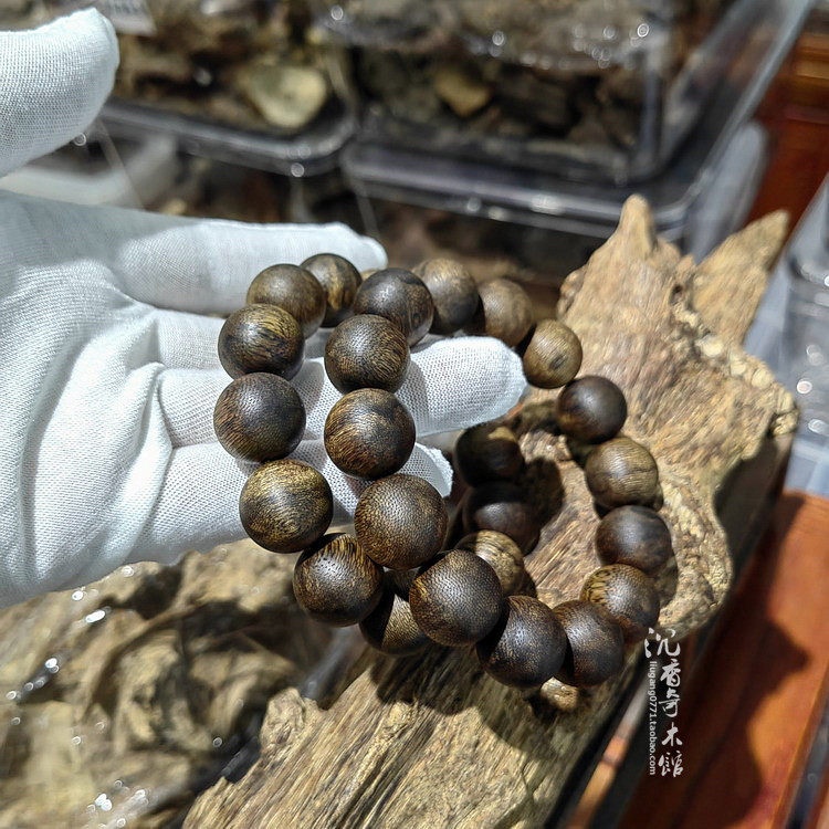 柬埔寨菩萨奇沉香手串天然野生