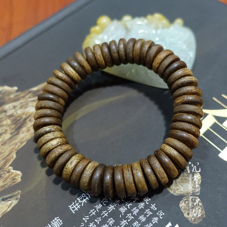 文莱软丝老料平安扣沉香片珠算盘珠手串佛珠手链香韵浓郁天然保真,饰品/流行首饰/时尚饰品新,沉香,淘宝优惠券,粉丝福利购,淘宝优惠卷