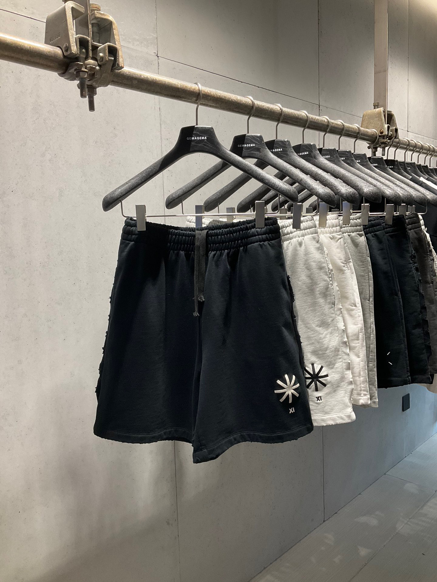 美式重磅春夏GEWAGEMA 2025ss刺绣宽松短裤男女同款短裤大码潮牌