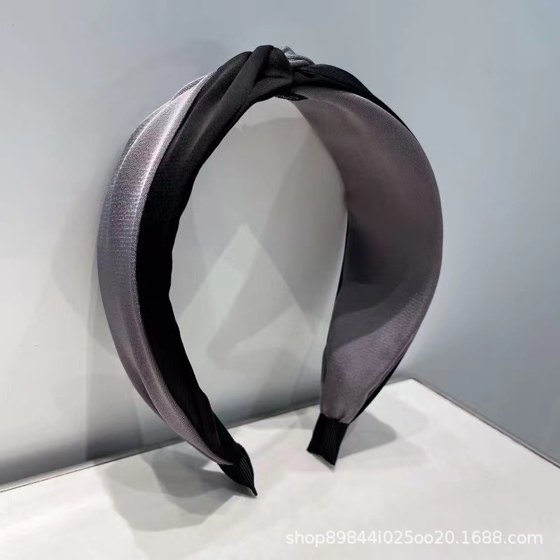 显脸小高级感宽边发箍日韩简约