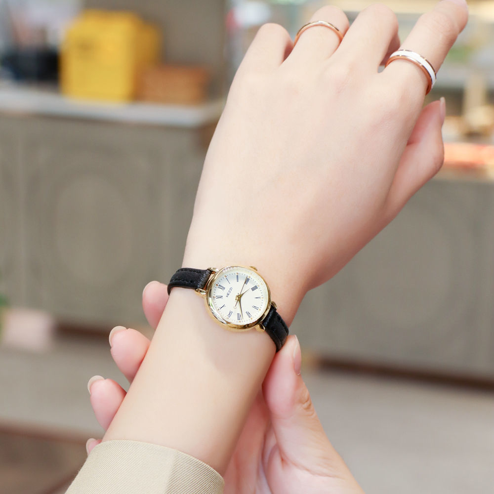 小表盘KEZZI/珂紫复古韩版简约女