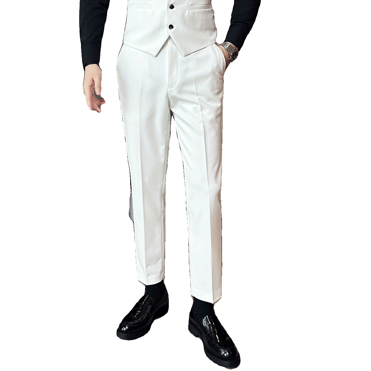 秋季男士西裤修身正装休闲商务长裤专用A407-K340-P75,男装西裤,电商A407