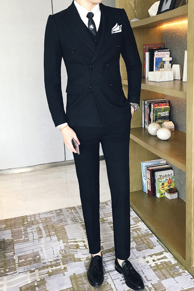 2025春季新款英伦免烫抗皱韩版男士纯色休闲长裤A407/K110/P70,男装休闲裤,电商A407