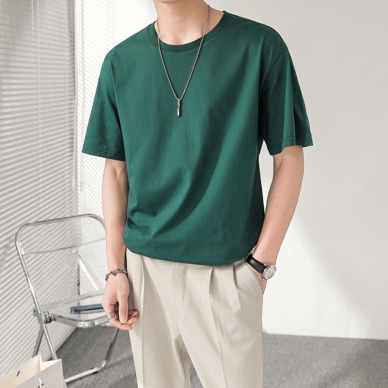 何以至此25ss高品质男款短袖t恤夏季索罗娜凉感cleanfit正肩半袖,男装T恤,电商A407