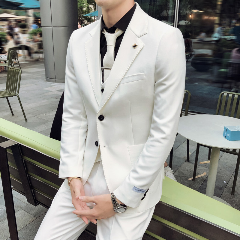 2026秋冬新款英伦风男士单排扣西服上衣纯色西装A407-XZ224-P165,男装西服套装,电商A407