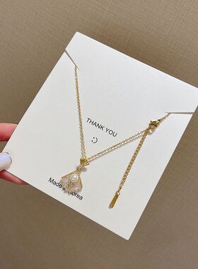 ins女珍珠潮流网红时尚配饰贝壳