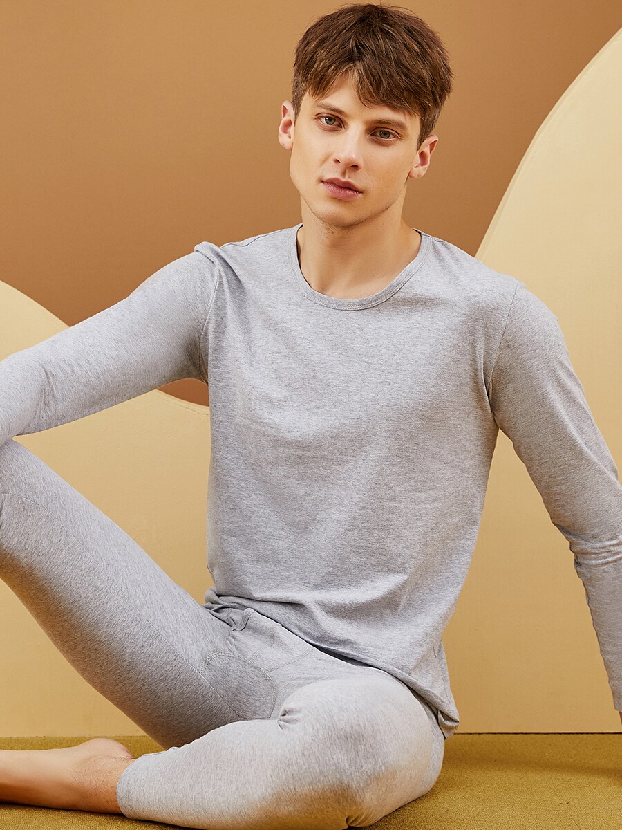 TOP MELON MELON AUTUMN CLOTHES AUTUMN PANTS SET WOMENS STRETCH COTTON AMMONIA THERMAL UNDERWEAR BUSINESS MENS BASE WINTER PLUS SIZE COTTON SWEATER