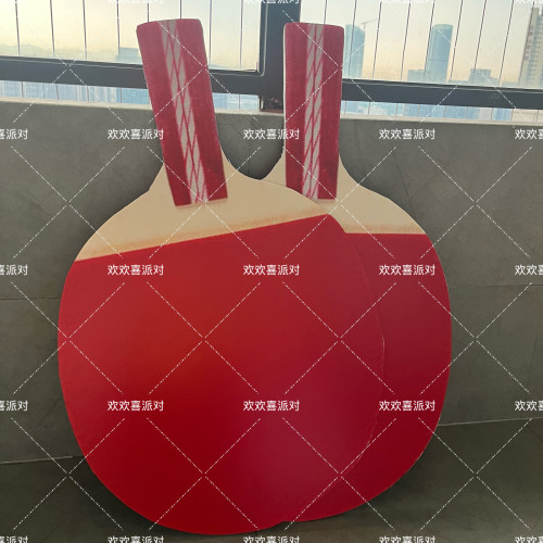 运动会入场开幕方阵乒乓球拍翻转拼图KT板字表演方阵牌道具定制