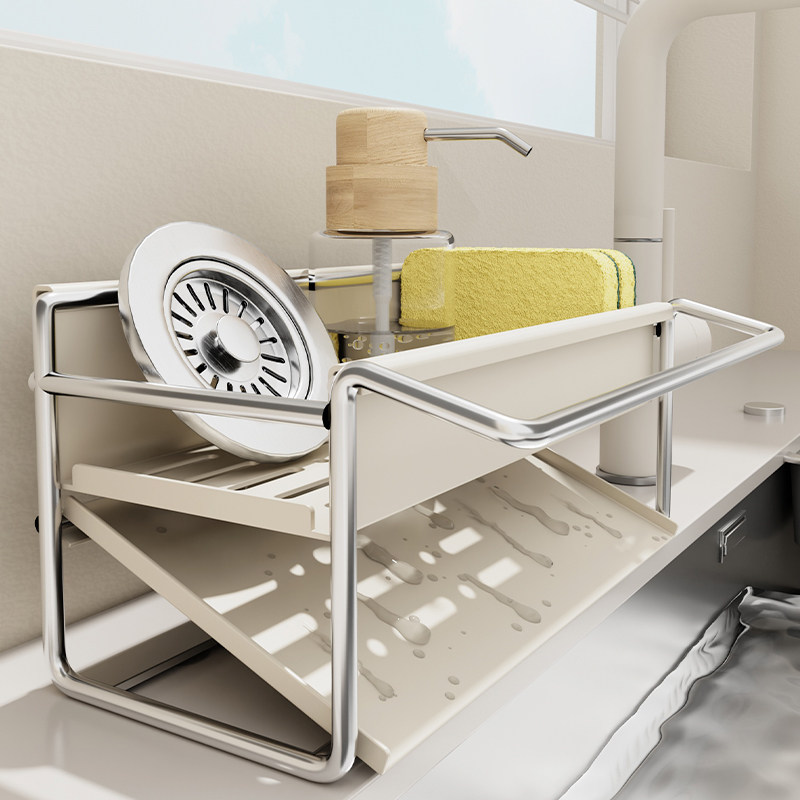 厨房水槽置物架抹布沥水架家用多功能水龙头海绵百洁布钢丝球收纳,厨房/烹饪用具,厨房置物架/置物柜/角架,淘宝优惠券,粉丝福利购,淘宝优惠卷