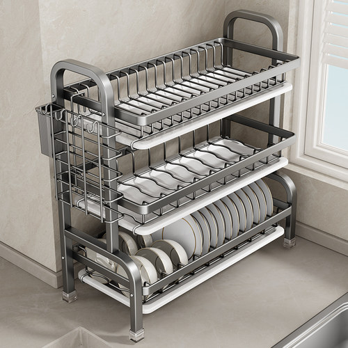 厨房置物架碗碟碗盘收纳架