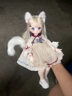 bjd娃用兽配发箍/头饰 猫耳朵 狐狸耳猫耳发箍 四六分/三分/mdd