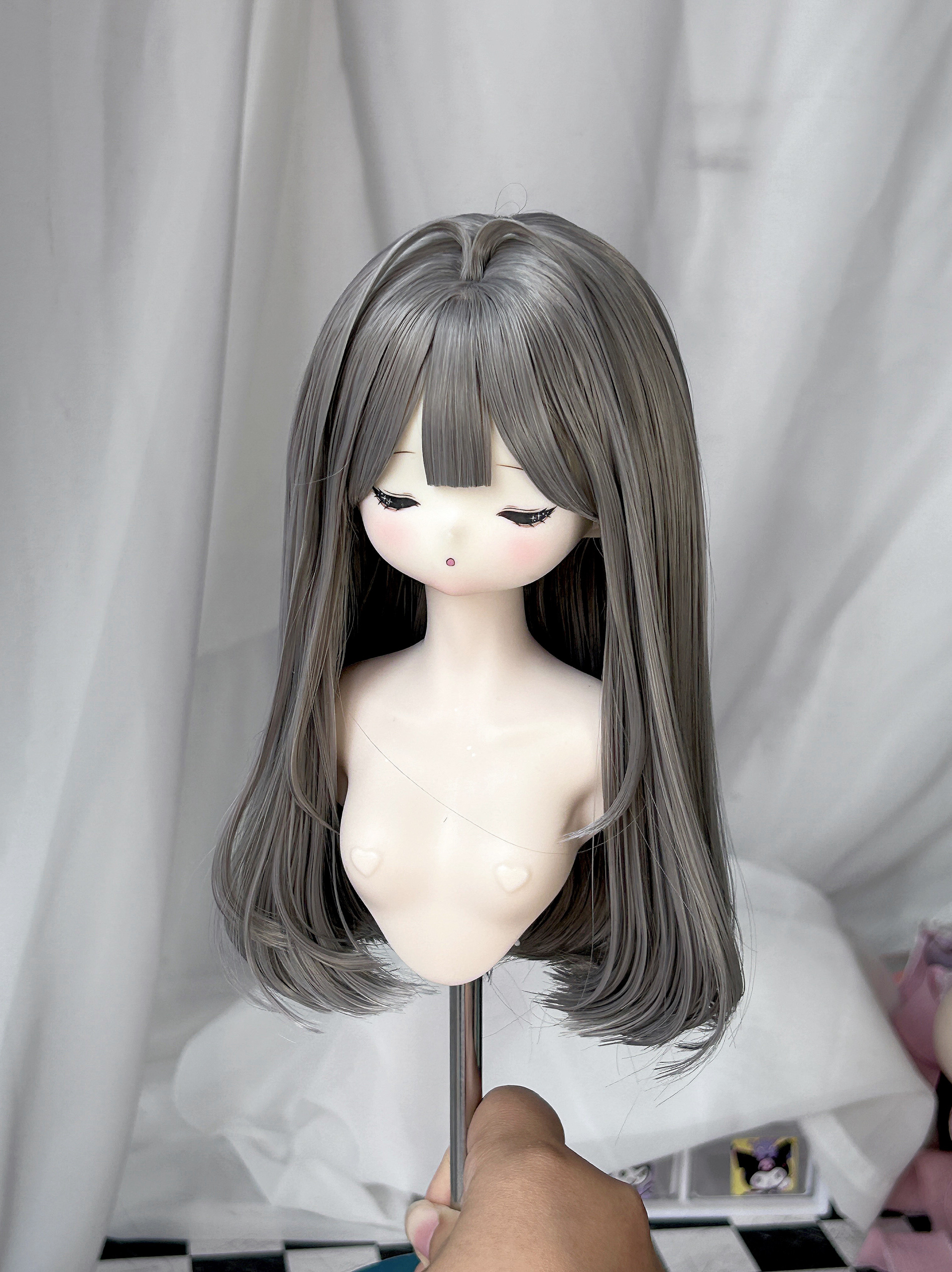 【工期三周】bjd/mmd 假发三分四分六分手改毛 螳螂窝熊妹熊蛋