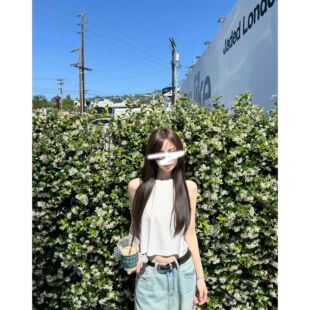 范智贤sister 2026夏季新款圆领工字修身显瘦无袖背心女外穿上衣