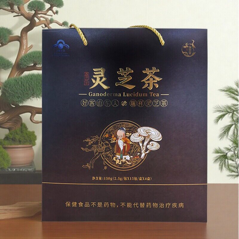 灵芝茶瑞芝堂灵芝蝙蝠蛾拟青霉菌丝体粉茶2.5g/包*15包/盒*4盒/提