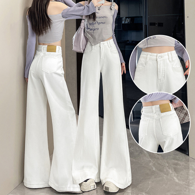 高腰大喇叭牛仔裤女春秋2025年