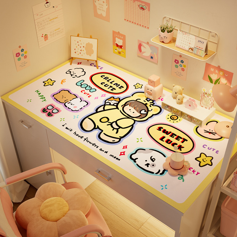 小学生书桌垫儿童环保写字台学习护眼垫子皮革桌面保护垫防水桌布