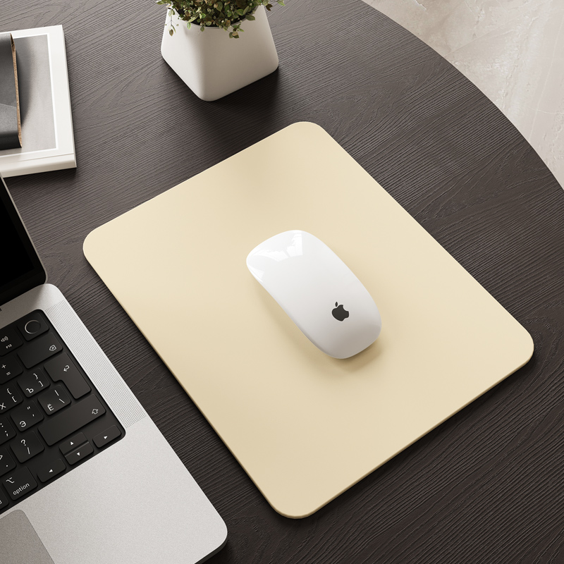 女生高颜值办公室小号鼠标垫家用笔记本电脑桌垫简约桌面保护垫子