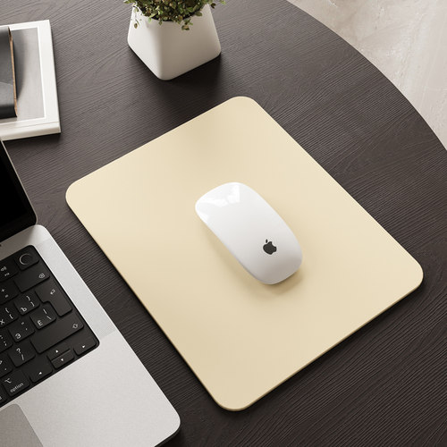 女生高颜值办公室小号鼠标垫家用笔记本电脑桌垫简约桌面保护垫子