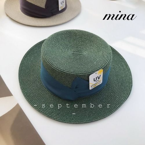 日系UV防晒草帽遮阳显脸小