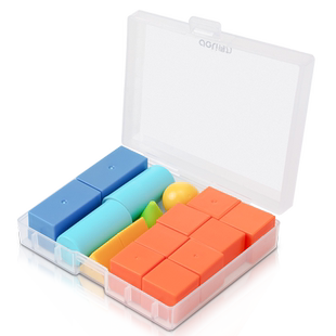 得力数学几何图形教具套装一年级立体图形学具长方体正方体教具