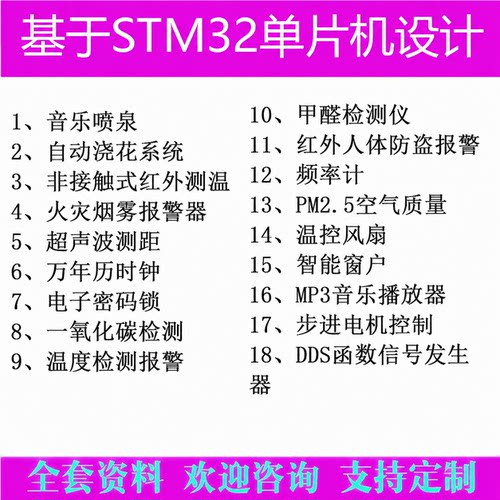 基于STM32F103单片机设计嵌入式硬件软件开发DIY套件成品实物#Z1