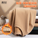 雪中飞仿德绒打底衫男秋季男士磨毛上衣加绒加厚内搭长袖t恤PC