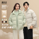 雪中飞90%绒子含量雪中飞鸭绒男女款 羽绒服 短款