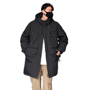 雪中飞2025春新款男士短款连帽羽绒服工装宽松时尚大口袋防风暖