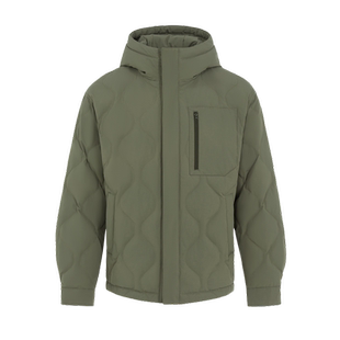 雪中飞2025冬新款男士短款连帽羽绒服户外山系舒适保暖简约都市