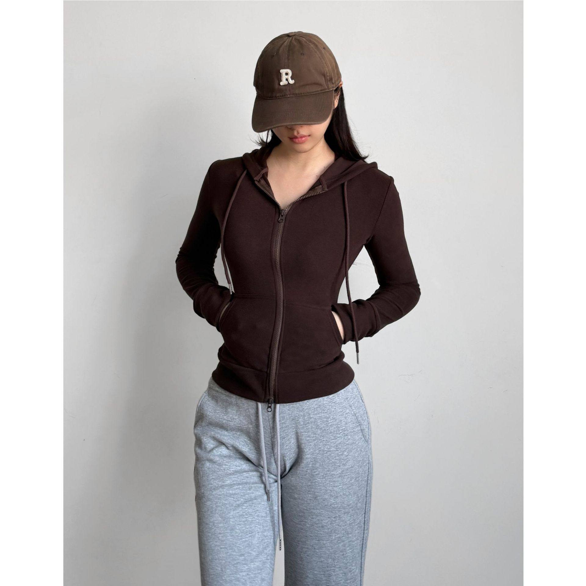 德绒普拉提显身材连帽拉链紧身显瘦瑜伽长款外套健身上衣女,运动/瑜伽/健身/球迷用品,瑜伽外套,淘宝优惠券,粉丝福利购,淘宝优惠卷