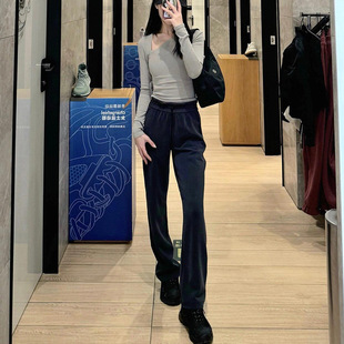 2025新款Softstreme女士高腰长裤常规款速干莫代尔空气层休闲裤